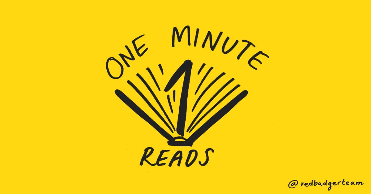 One minute reads | Kanban | Red Badger