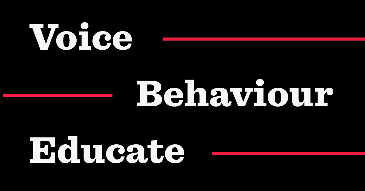Voice | Behaviour | Educate | Red Badger